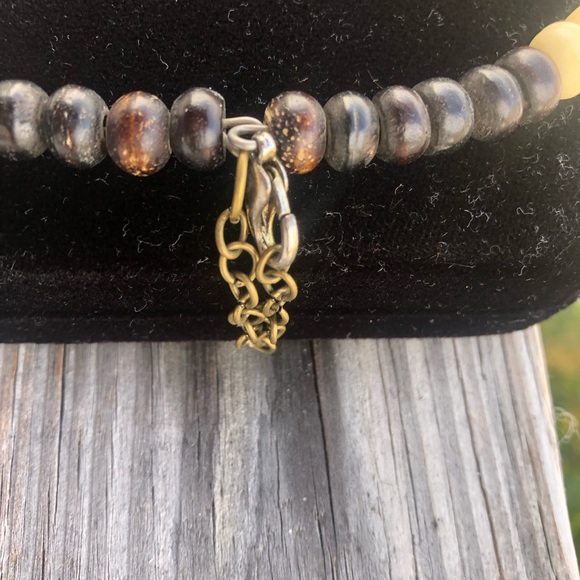 Handcrafted Tribal Necklace with Ornate Pendant and Carved Beads-Boho Statement - Picture 8 of 10